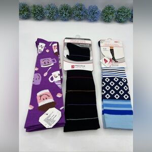 3 PAIRS Prestige Medical Compression Womens Socks